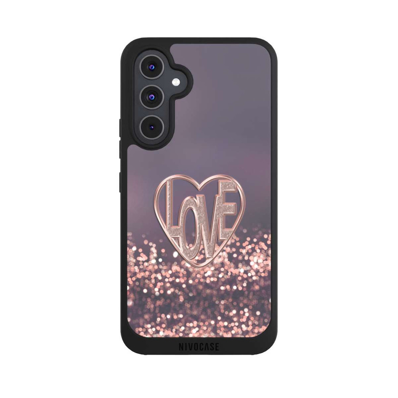 Galaxy A54 5G NIVOpure LOVE Rose Pailleté