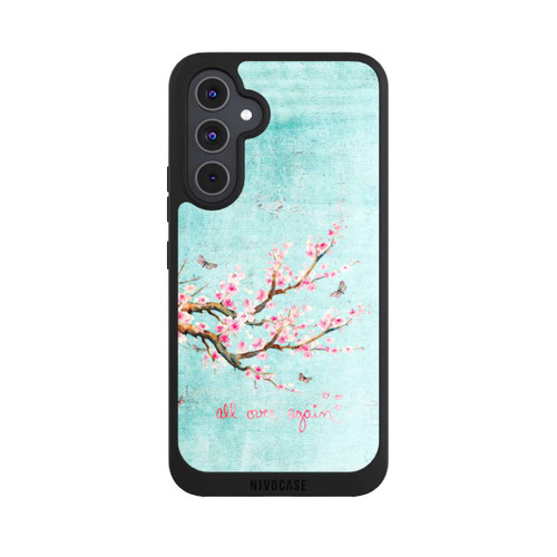 Samsung Galaxy A54 5G NIVOpure Kirschblütenbaummuster Blau