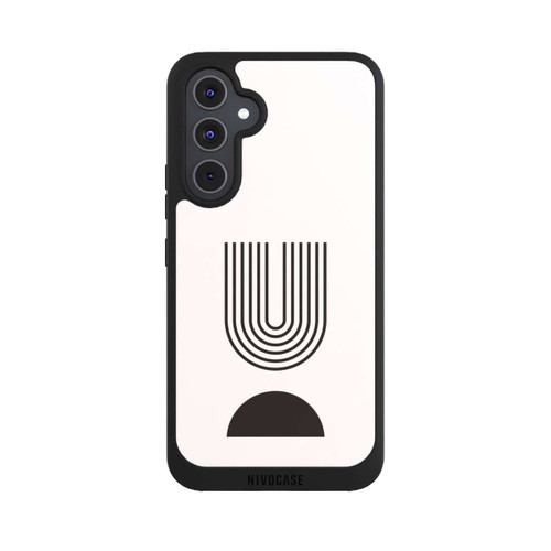 Samsung Galaxy A54 5G NIVOpure Moderne Kunst Schwarze Linien