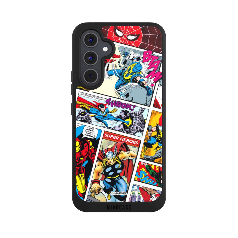 Galaxy A54 5G NIVOpure Marvel Retro Comic Blue