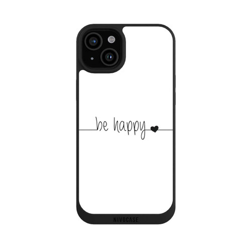 Apple iPhone 15 Plus NIVOpure Be Happy White Background