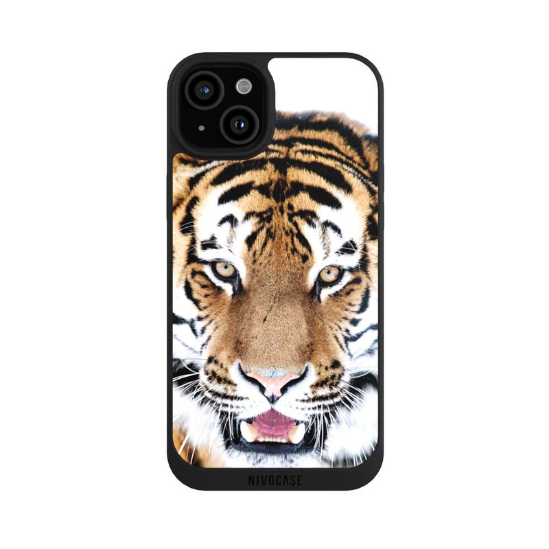 iPhone 15 Plus NIVOpure Tiger Close Up