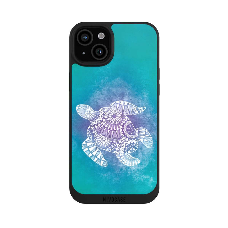 iPhone 15 Plus NIVOpure Mandala Schildkröte