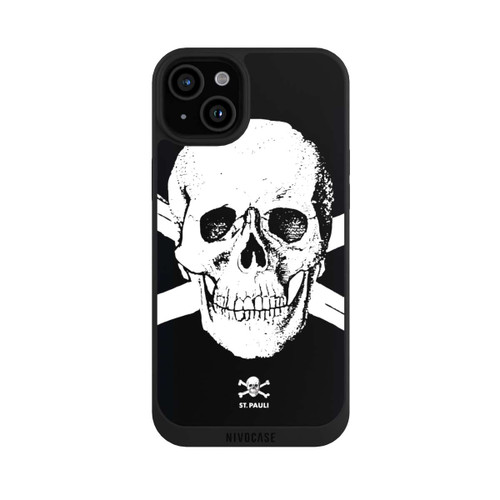 Apple iPhone 15 Plus NIVOpure FC St.Pauli CloseupSkull