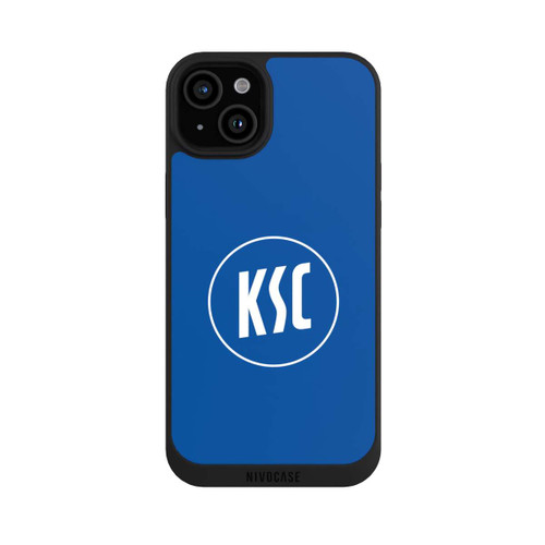 Apple iPhone 15 Plus NIVOpure KSC Logo auf Blau