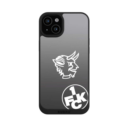 Apple iPhone 15 Plus NIVOpure Teufelskopf FCK auf Schwarz