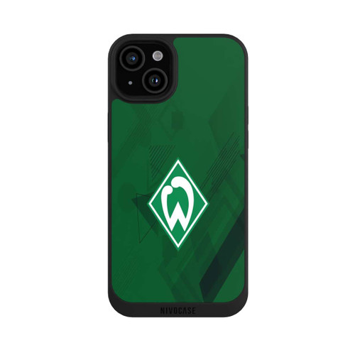 Apple iPhone 15 Plus NIVOpure Grüne Grafikelemente - Werder Bremen