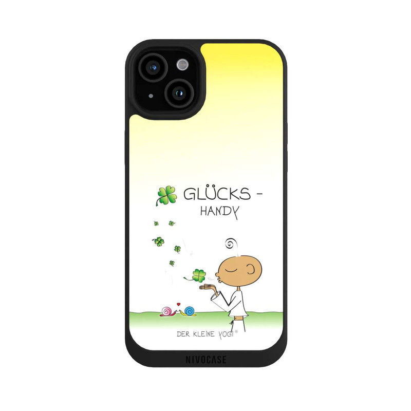 iPhone 15 Plus NIVOpure Glücksbringer - Der kleine Yogi