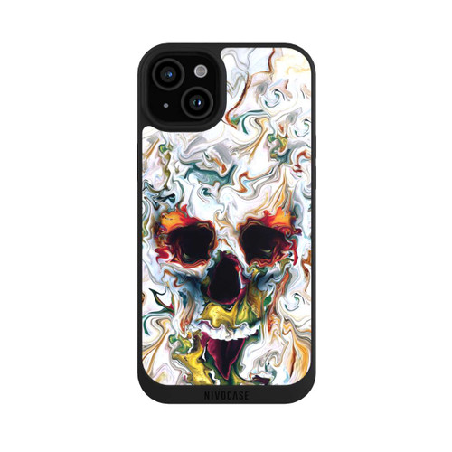 Apple iPhone 15 Plus NIVOpure crâne abstrait