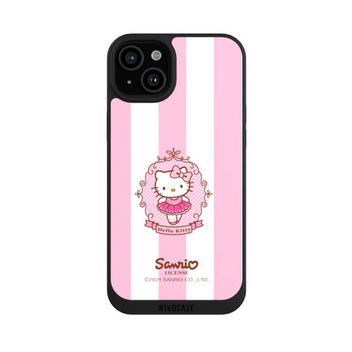 Apple iPhone 15 Plus NIVOpure Hello Kitty Ballerina-Streifen