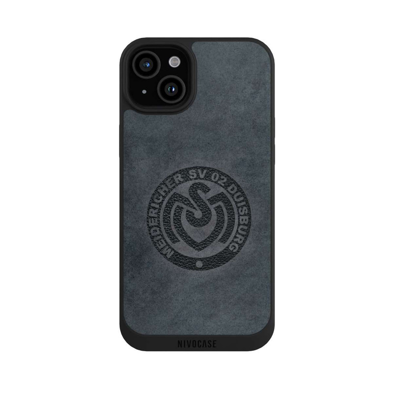iPhone 15 Plus NIVOpure Leder und Beton MSV