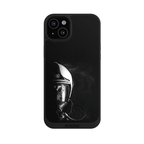 Apple iPhone 15 Plus NIVOpure Portrait Pompier Noir et Blanc