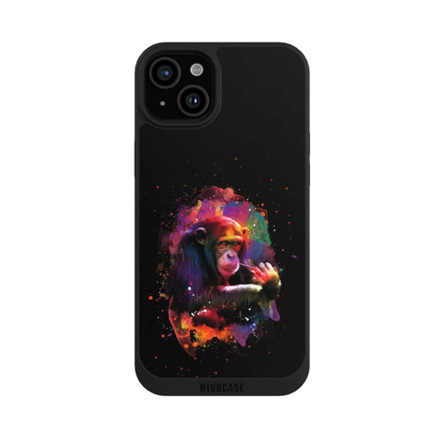 Apple iPhone 15 Plus NIVOpure Affe Colorful Sprayart