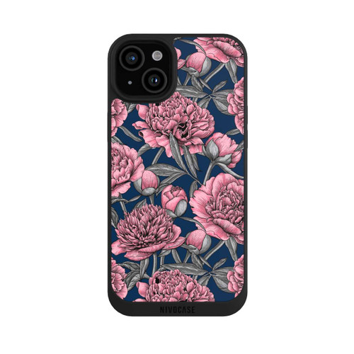 Apple iPhone 15 Plus NIVOpure Jardin de pivoines de nuit 4