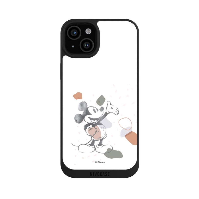iPhone 15 Plus NIVOpure Mickey Abstrait heureux