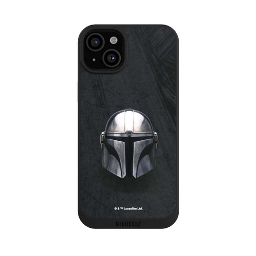 Apple iPhone 15 Plus NIVOpure Schwarzer Mandalorianer Helm