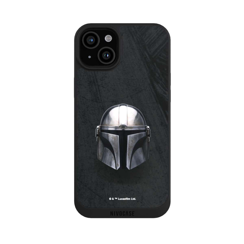 iPhone 15 Plus NIVOpure Mandalorian Black Helmet