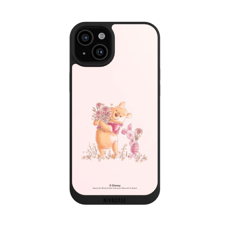 iPhone 15 Plus NIVOpure Winnie Puuh and Ferkel Blumen