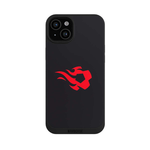 Apple iPhone 15 Plus NIVOpure Belgique Red Flames Noir