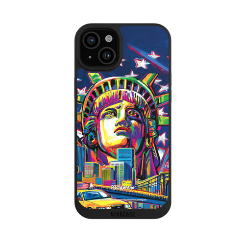 Apple iPhone 15 Plus NIVOpure NY City Art By P.D. Moreno