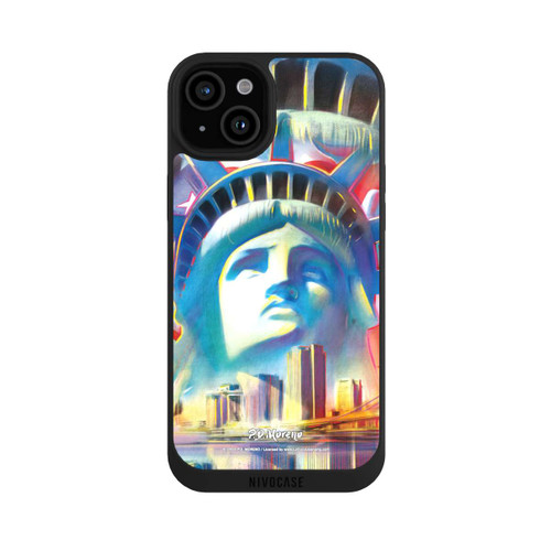 Apple iPhone 15 Plus NIVOpure New York Liberty Art By P.D. Moreno