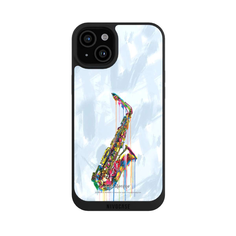 iPhone 15 Plus NIVOpure Saxophone Art par P.D. Moreno
