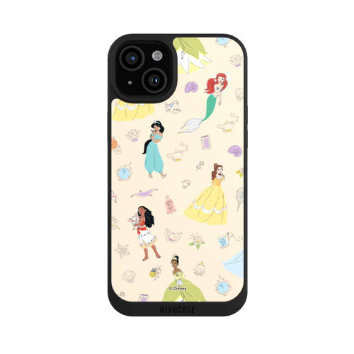 Apple iPhone 15 Plus NIVOpure Princess Pattern Beige Disney Princess