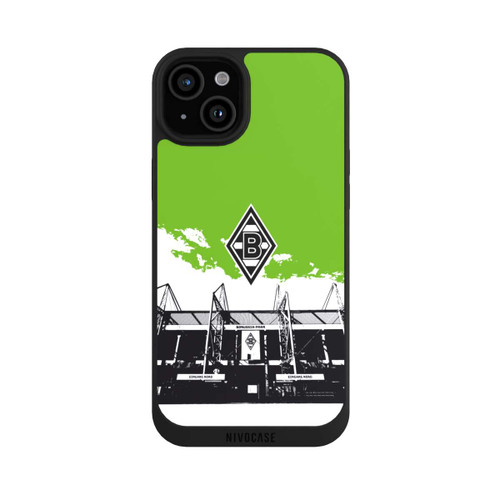 Apple iPhone 15 Plus NIVOpure Borussia-Park Schwarz Weiß Grün
