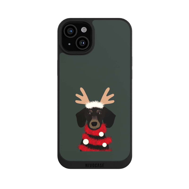 iPhone 15 Plus NIVOpure weihnachtlicher Dackel