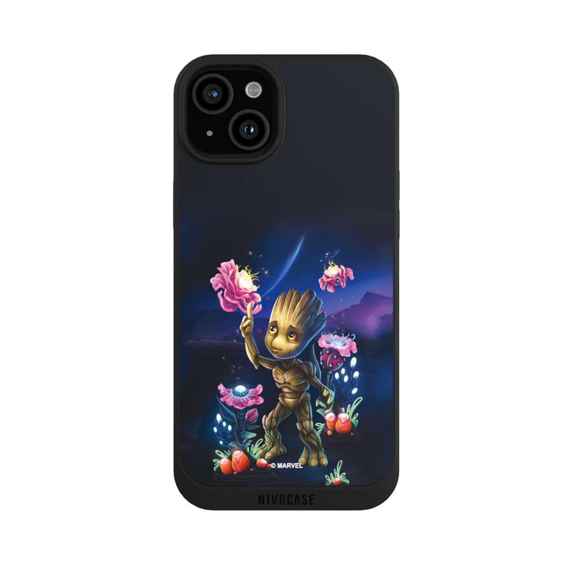 iPhone 15 Plus NIVOpure Baby Groot Blumen