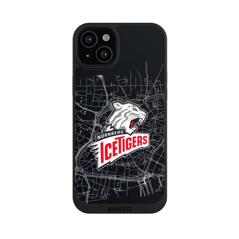 iPhone 15 Plus NIVOpure Nürnberg Ice Tigers Logo Karte
