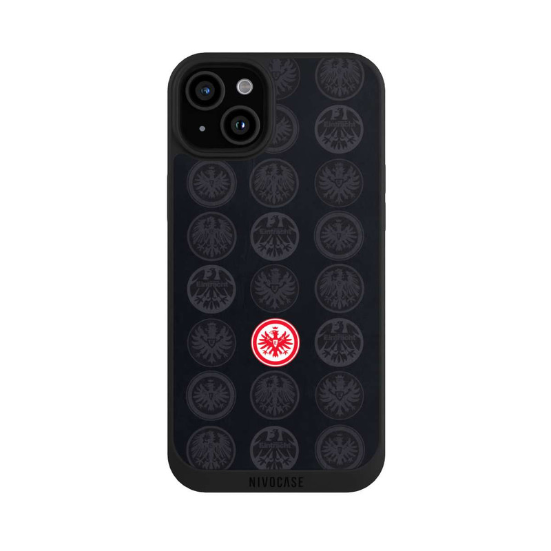 iPhone 15 Plus NIVOpure Eintracht Frankfurt Logo Pattern