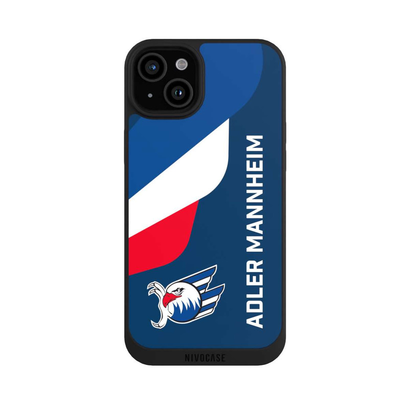 iPhone 15 Plus NIVOpure Adler Mannheim Flügel Blau Weiss Rot