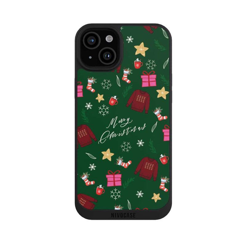 iPhone 15 Plus NIVOpure Modèle de Noël Traditionnel