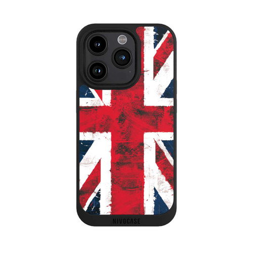Apple iPhone 15 Pro NIVOpure Union Jack - Grunge