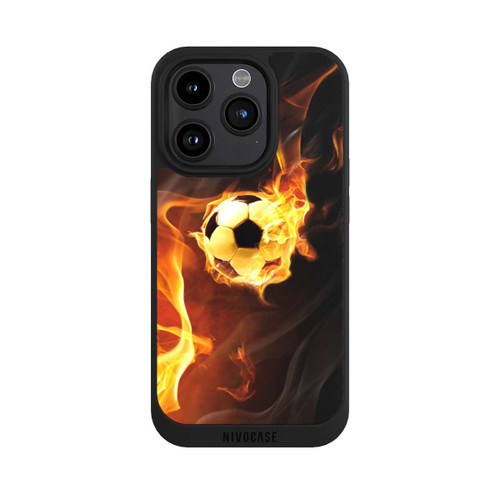 Apple iPhone 15 Pro NIVOpure Fußball in Flammen