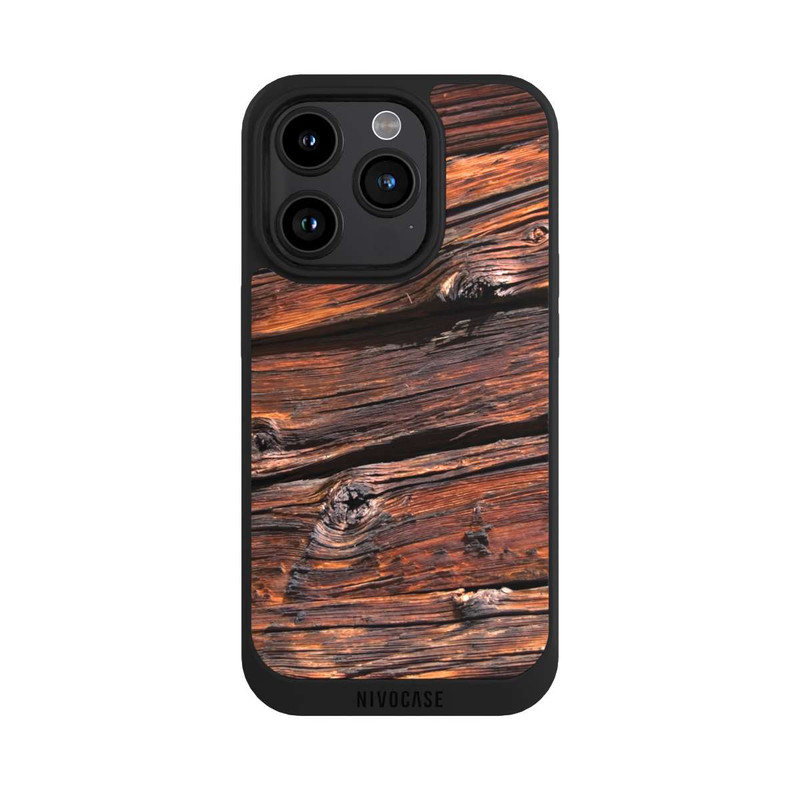 iPhone 15 Pro NIVOpure Verwitterte Holzplanken