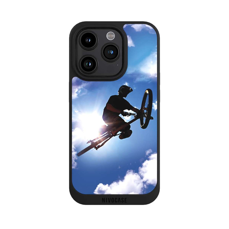 iPhone 15 Pro NIVOpure Flying so High with my Bike in the Sky