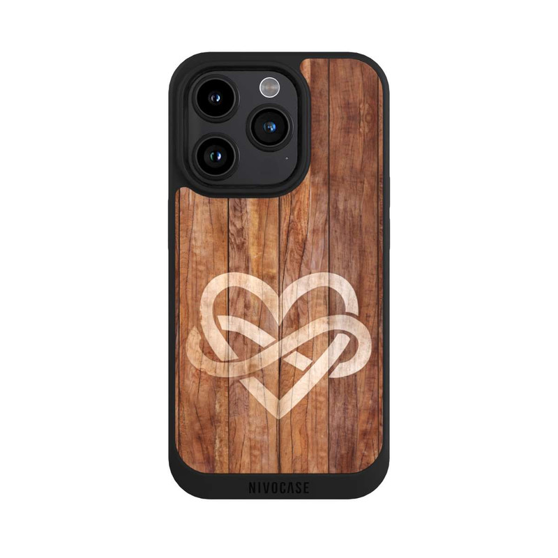 iPhone 15 Pro NIVOpure Coeur Bois
