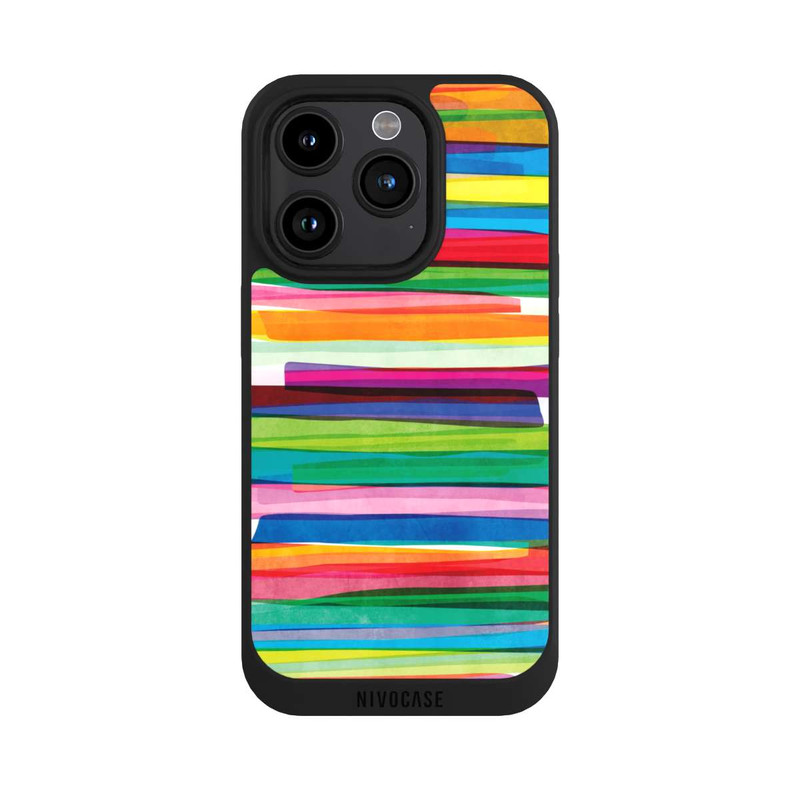 iPhone 15 Pro NIVOpure Colourful Stripes1
