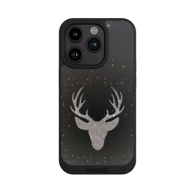 iPhone 15 Pro NIVOpure Hirsch Glitzer Look