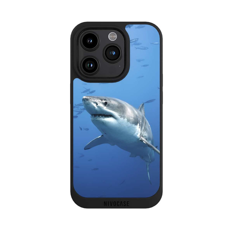 iPhone 15 Pro NIVOpure Grand Requin Blanc