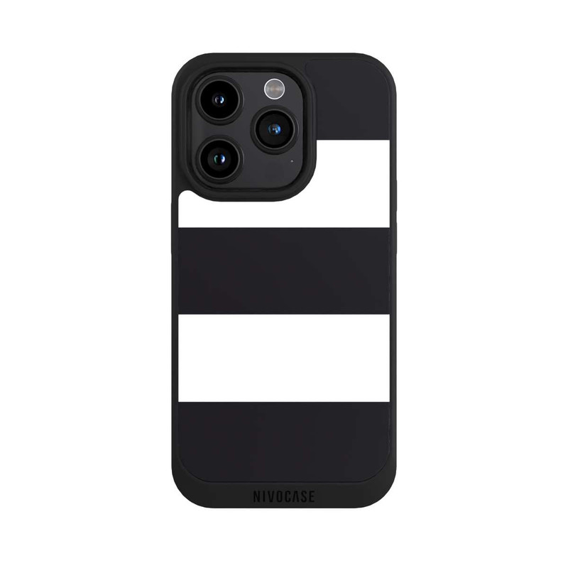 iPhone 15 Pro NIVOpure Rayures - Noir & Blanc