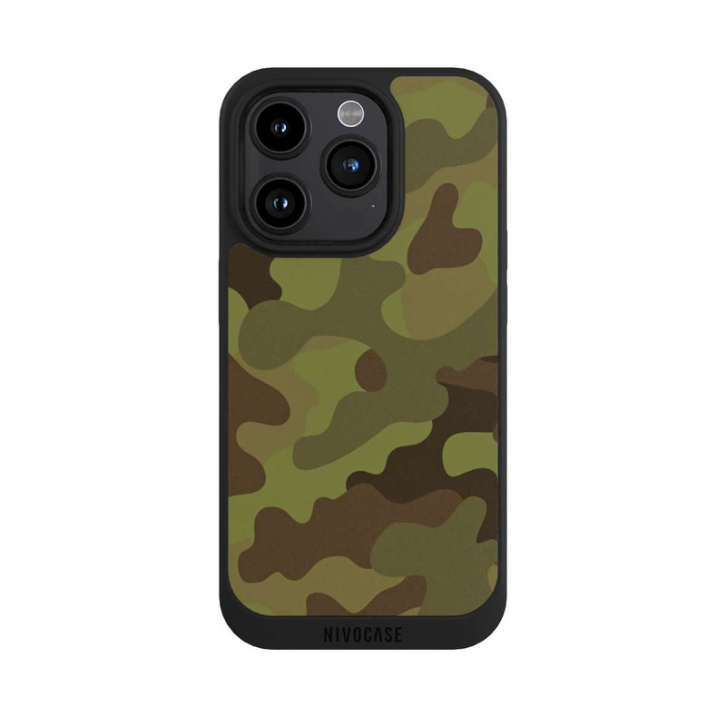 iPhone 15 Pro NIVOpure Militär Denim Camo