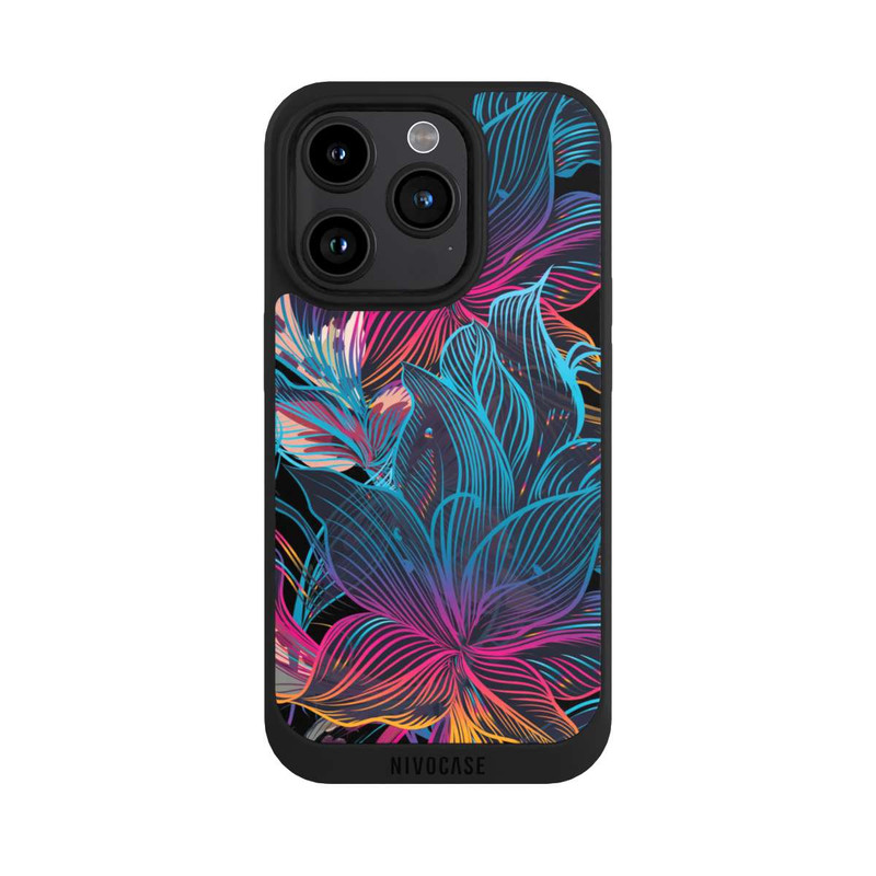 iPhone 15 Pro NIVOpure Le pouvoir des fleurs néon