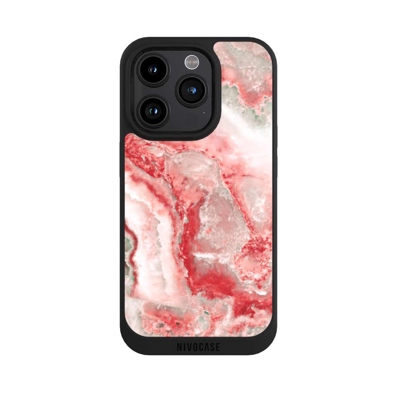 iPhone 15 Pro NIVOpure Mormor rot-weiss