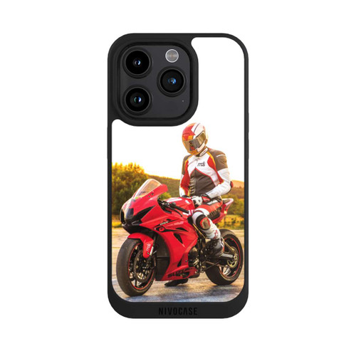 Apple iPhone 15 Pro NIVOpure Rotes Motorrad MDS