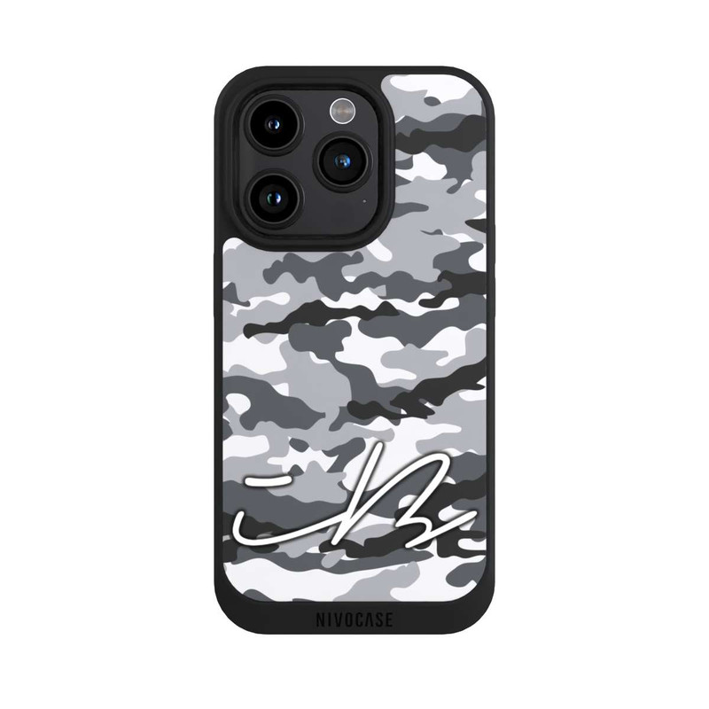 iPhone 15 Pro NIVOpure Gris camo iBlali