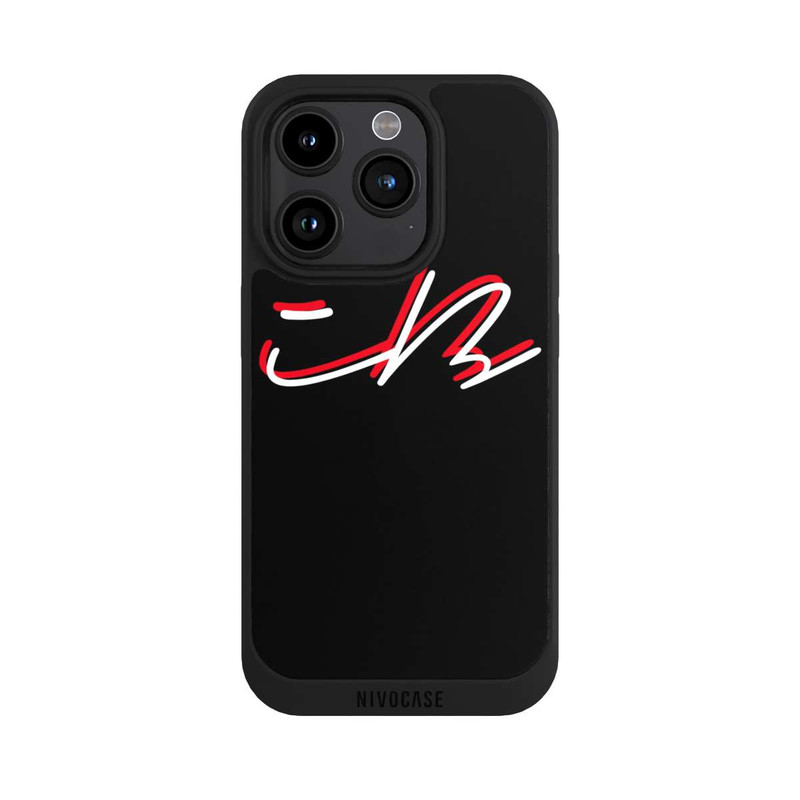 iPhone 15 Pro NIVOpure Iblali - Logo Blanc Rouge