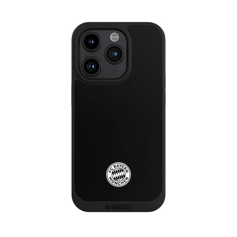 iPhone 15 Pro NIVOpure Classic FCB Logo - white on black